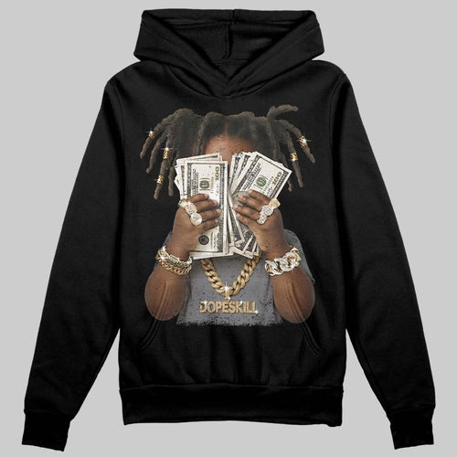 Flint Grey 9s DopeSkill Hoodie Sweatshirt Rich Youth Graphic