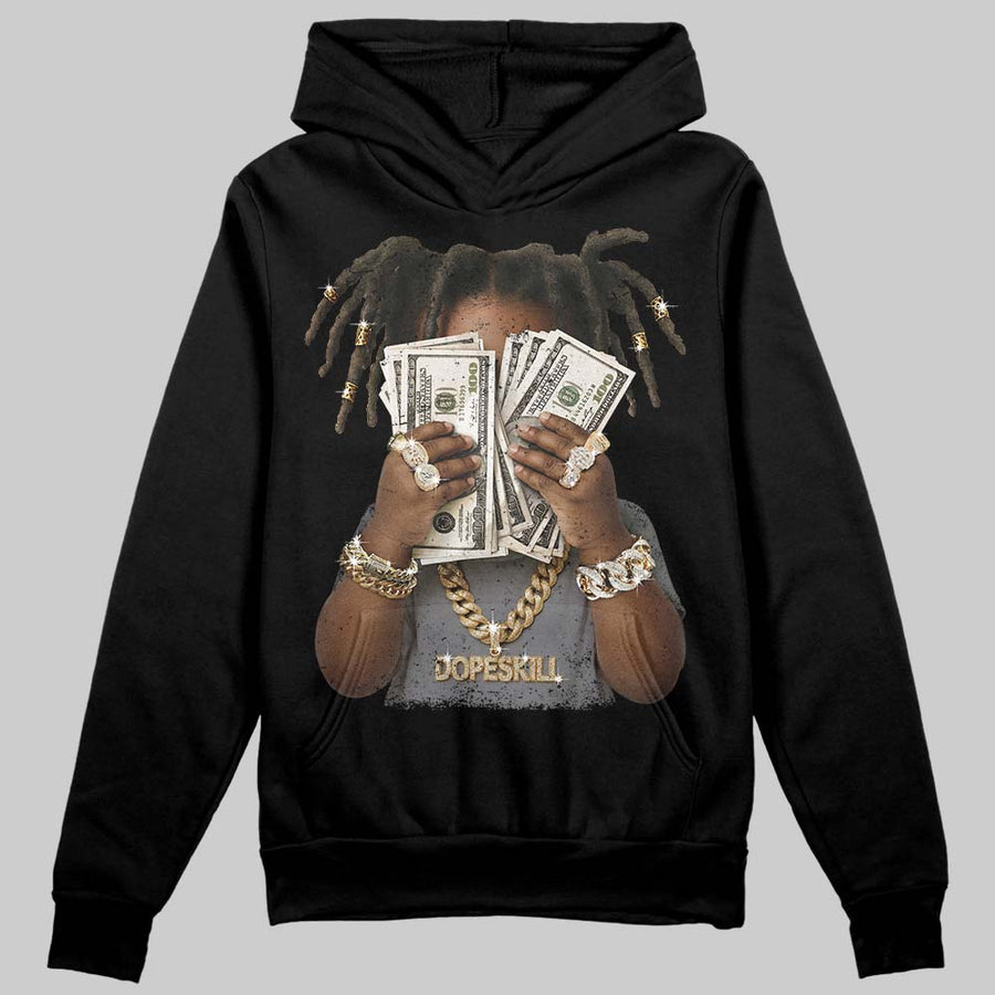 Flint Grey 9s DopeSkill Hoodie Sweatshirt Rich Youth Graphic