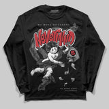 Black Cat 4s DopeSkill Long Sleeve T-Shirt Nevermind Graphic