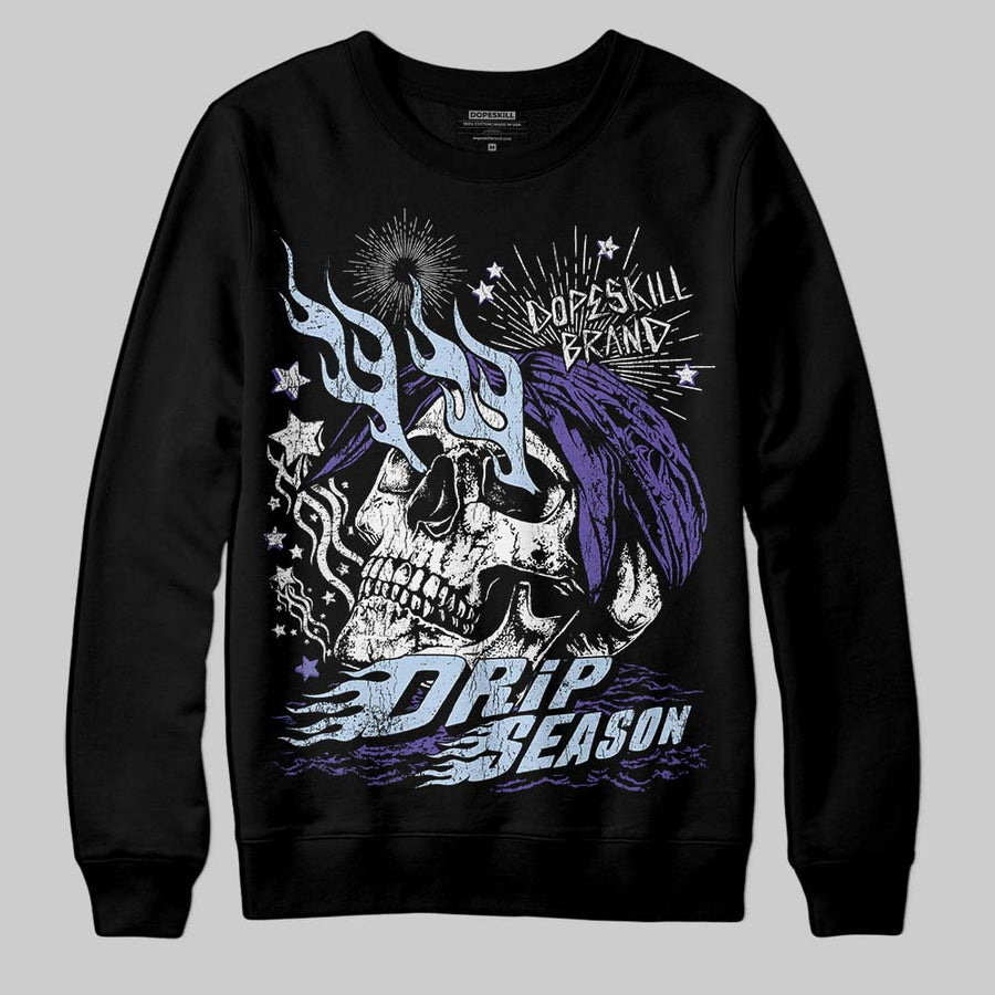 Grape 5s DopeSkill Sweatshirt Drip Season Graphic