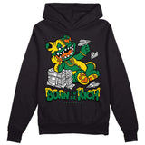 Green Collection DopeSkill Hoodie Sweatshirt Born To Be Rich Graphic