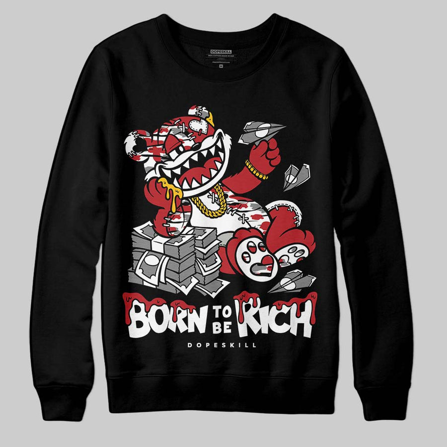 Bugs Bunny 8s DopeSkill Sweatshirt Born To Be Rich Graphic