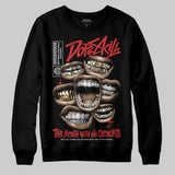 Reverse Infrared 6s DopeSkill Sweatshirt The Mouth With No Droughts Graphic