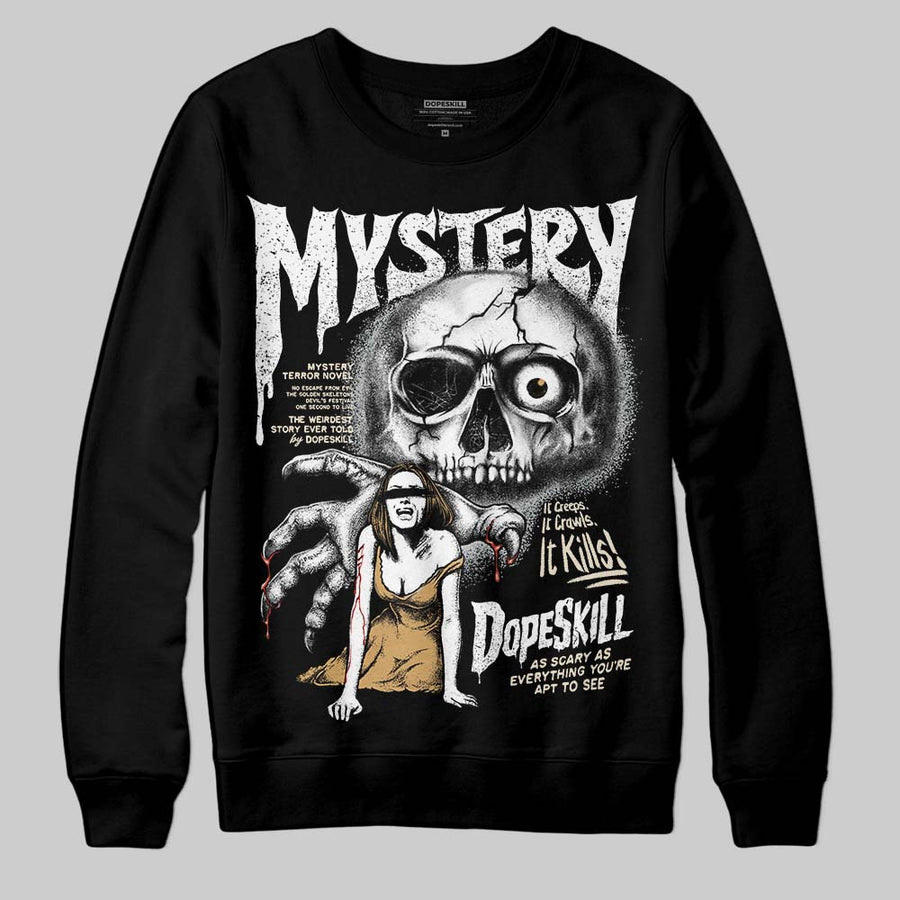 Reverse Metallic 5s DopeSkill Sweatshirt Mystery Ghostly Grasp Graphic