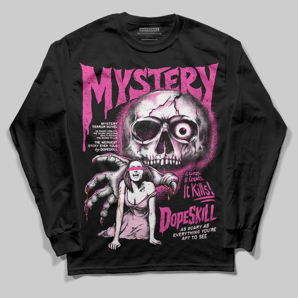 Pink Collection DopeSkill Long Sleeve T-Shirt Mystery Ghostly Grasp Graphic