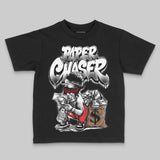 Black/White 'Paper Chaser Boy' DopeSkill Graphic Toddler Kids T-shirt