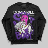 PURPLE Collection DopeSkill Long Sleeve T-Shirt Stay It Busy Graphic