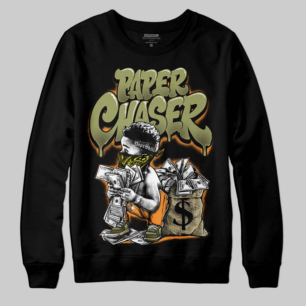 Olive 'Paper Chaser Boy' DopeSkill Graphic Sweatshirt