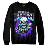 Aqua 6s DopeSkill Sweatshirt Trapped Halloween Graphic