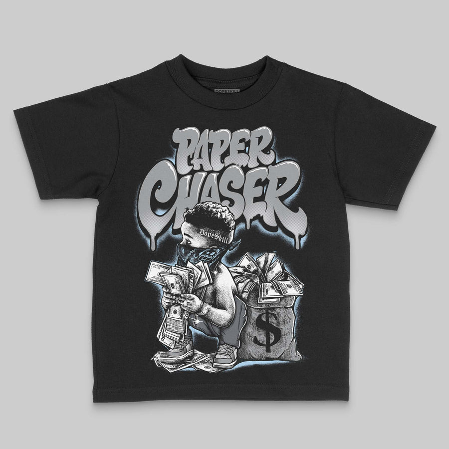 Wolf Grey 5s DopeSkill Toddler Kids T-shirt Paper Chaser Boy Graphic