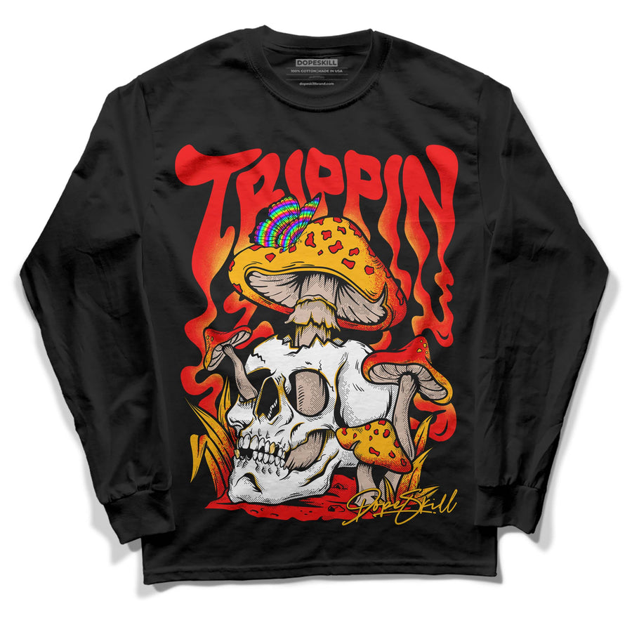 Red Collection DopeSkill Long Sleeve T-Shirt Trippin Graphic