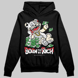 Reverse Metallic 5s DopeSkill Hoodie Sweatshirt Born To Be Rich Graphic