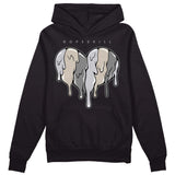 Grey Collection DopeSkill Hoodie Sweatshirt Slime Drip Heart Graphic