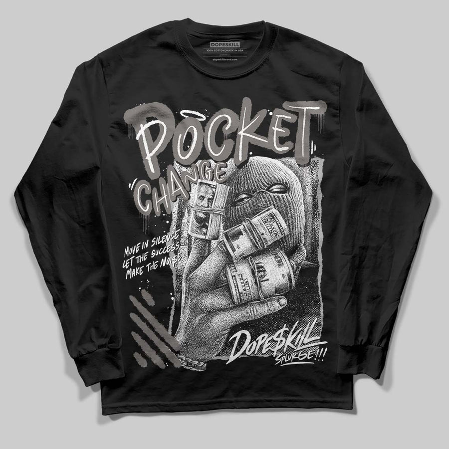Cave Stone 4s DopeSkill Long Sleeve T-Shirt Pocket Change Graphic