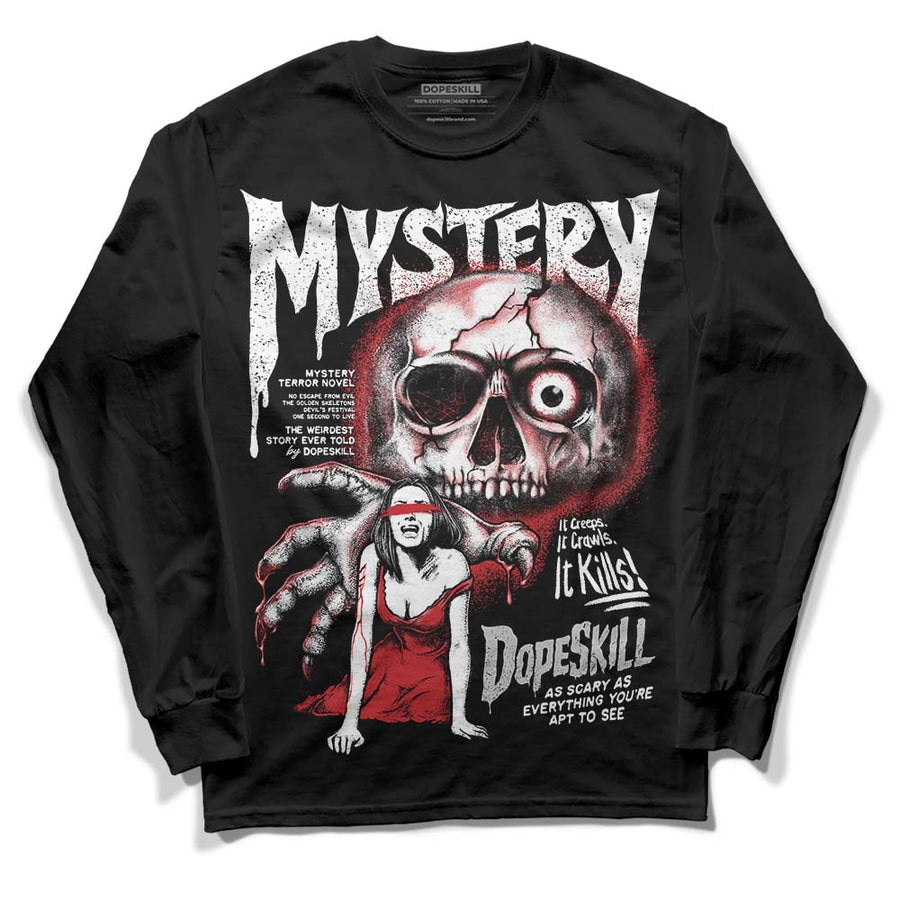 Red Taxi 12s DopeSkill Long Sleeve T-Shirt Mystery Ghostly Grasp Graphic
