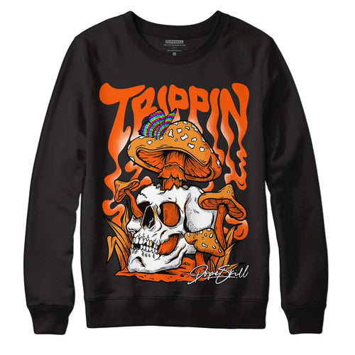 Brilliant Orange 12s DopeSkill Sweatshirt Trippin Graphic