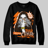 Orange Black White DopeSkill Sweatshirt NPC Graphic