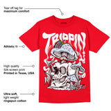 Cherry 11s DopeSkill Varsity Red T-shirt Trippin Graphic