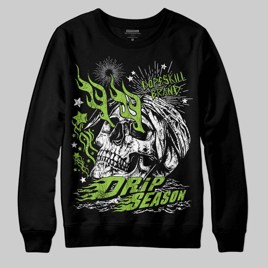 Neon Green Collection DopeSkill Sweatshirt Drip Season Graphic