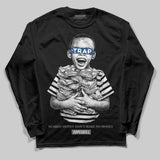Flint Grey 9s DopeSkill Long Sleeve T-Shirt Scared Money Don't Make No Money Graphic