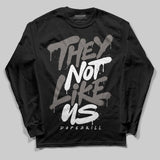 Cave Stone 4s DopeSkill Long Sleeve T-Shirt They Not Like Us Graphic