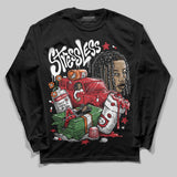Fire Red “Black Tongue” 5s DopeSkill Long Sleeve T-Shirt Stressless Graphic