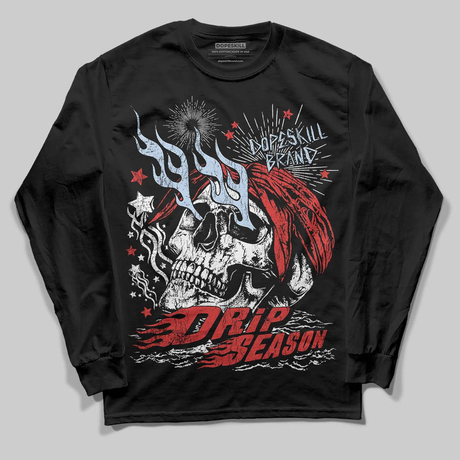 Reverse Infrared 6s DopeSkill Long Sleeve T-Shirt Drip Season Graphic