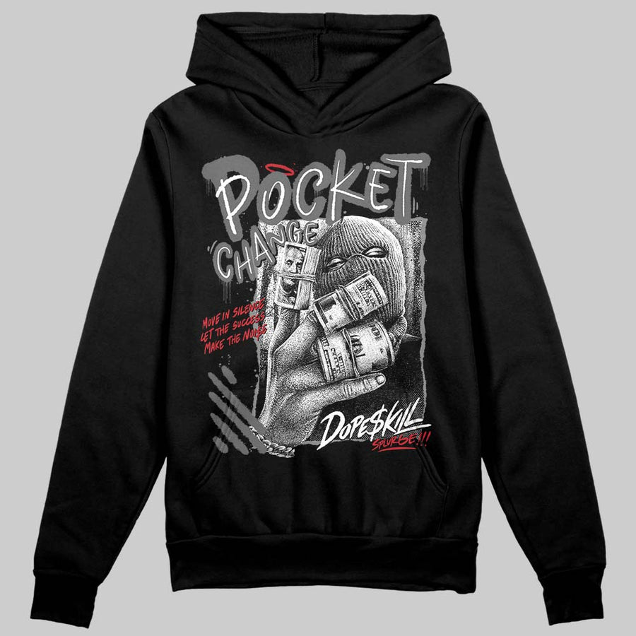 Black Cat 4s DopeSkill Hoodie Sweatshirt Pocket Change Graphic