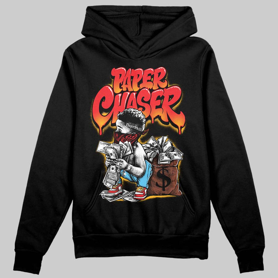 Red 'Paper Chaser Boy' DopeSkill Graphic Hoodie