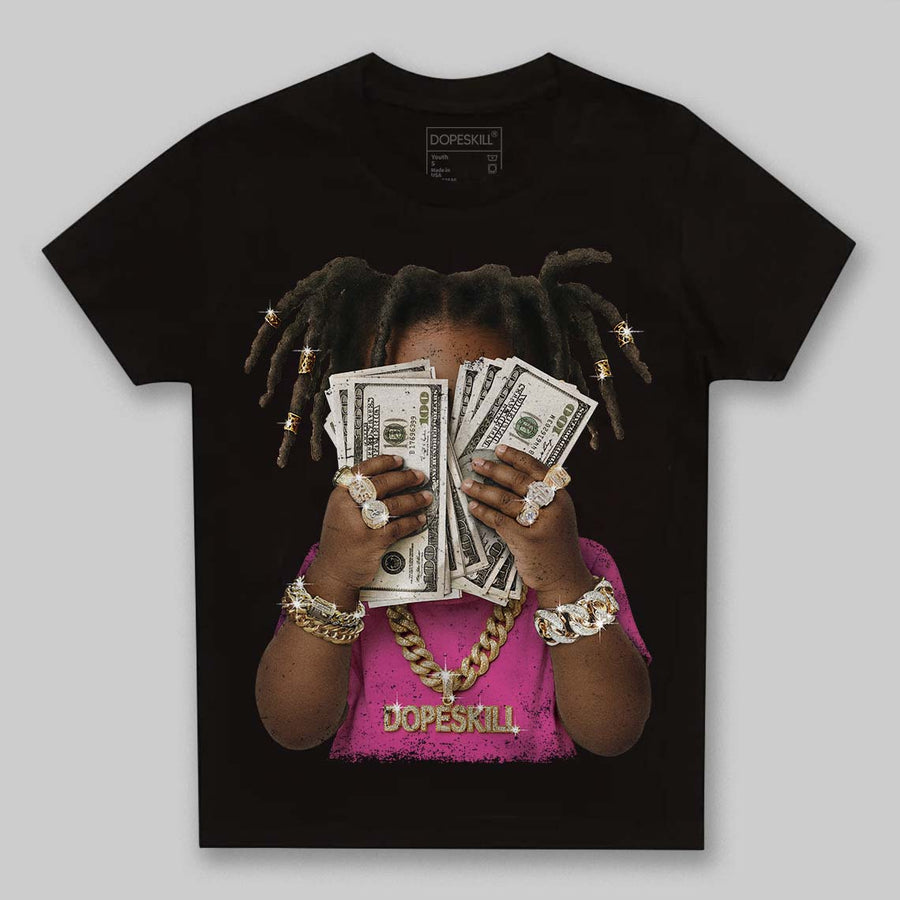 Pink Collection DopeSkill Toddler Kids T-shirt Rich Youth Graphic
