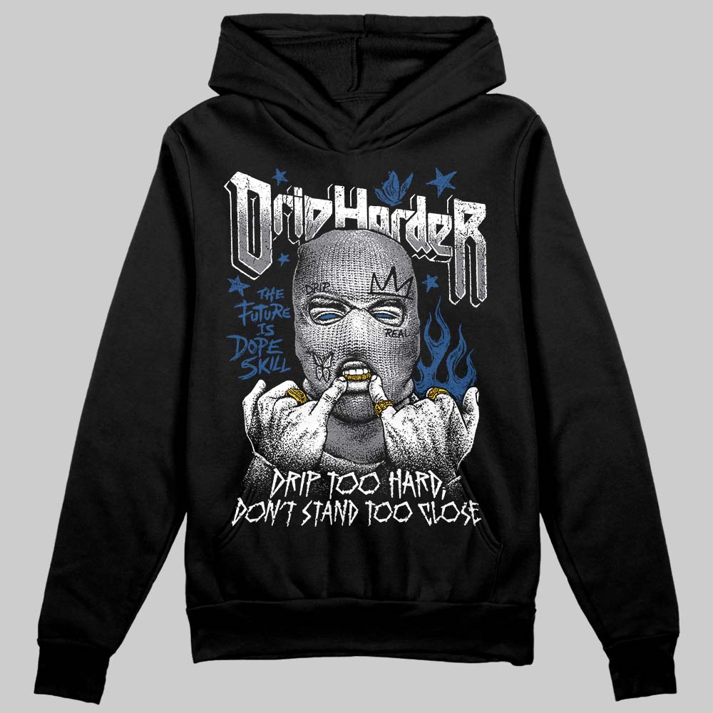 Flint Grey 9s DopeSkill Hoodie Sweatshirt Drip Harder Graphic