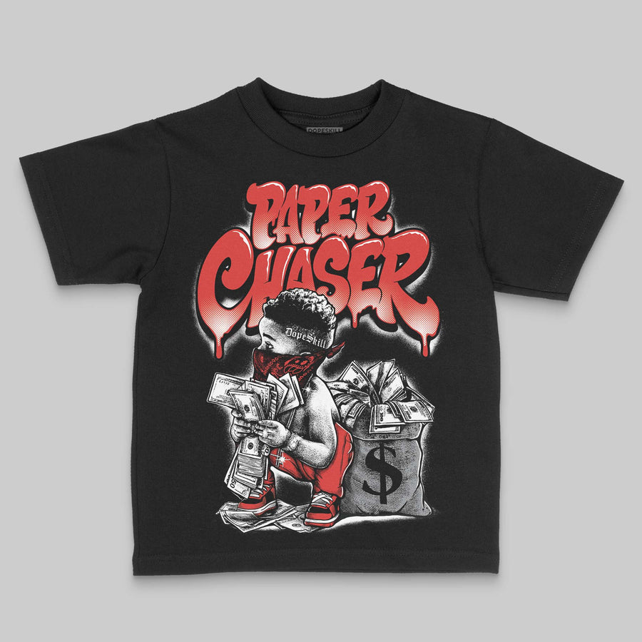 Toro Bravo 4s DopeSkill Toddler Kids T-shirt Paper Chaser Boy Graphic