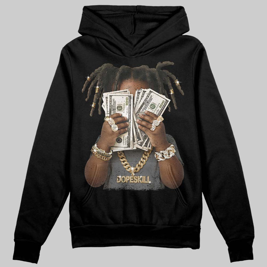 Black Cat 4s DopeSkill Hoodie Sweatshirt Rich Youth Graphic