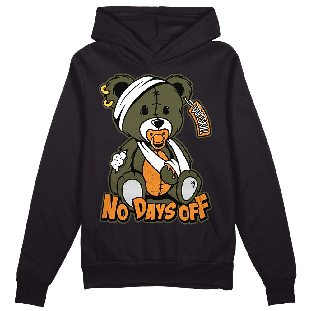 Olive 5s DopeSkill Hoodie Sweatshirt Hurt Bear Graphic