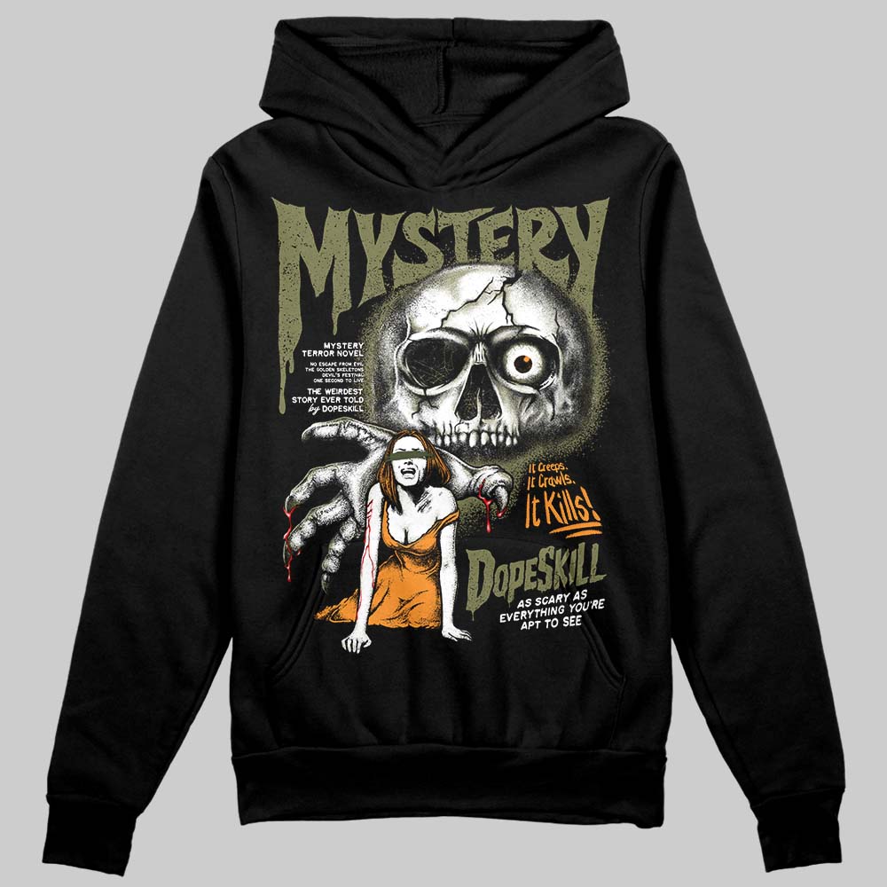 Olive Collection DopeSkill Hoodie Sweatshirt Mystery Ghostly Grasp Graphic