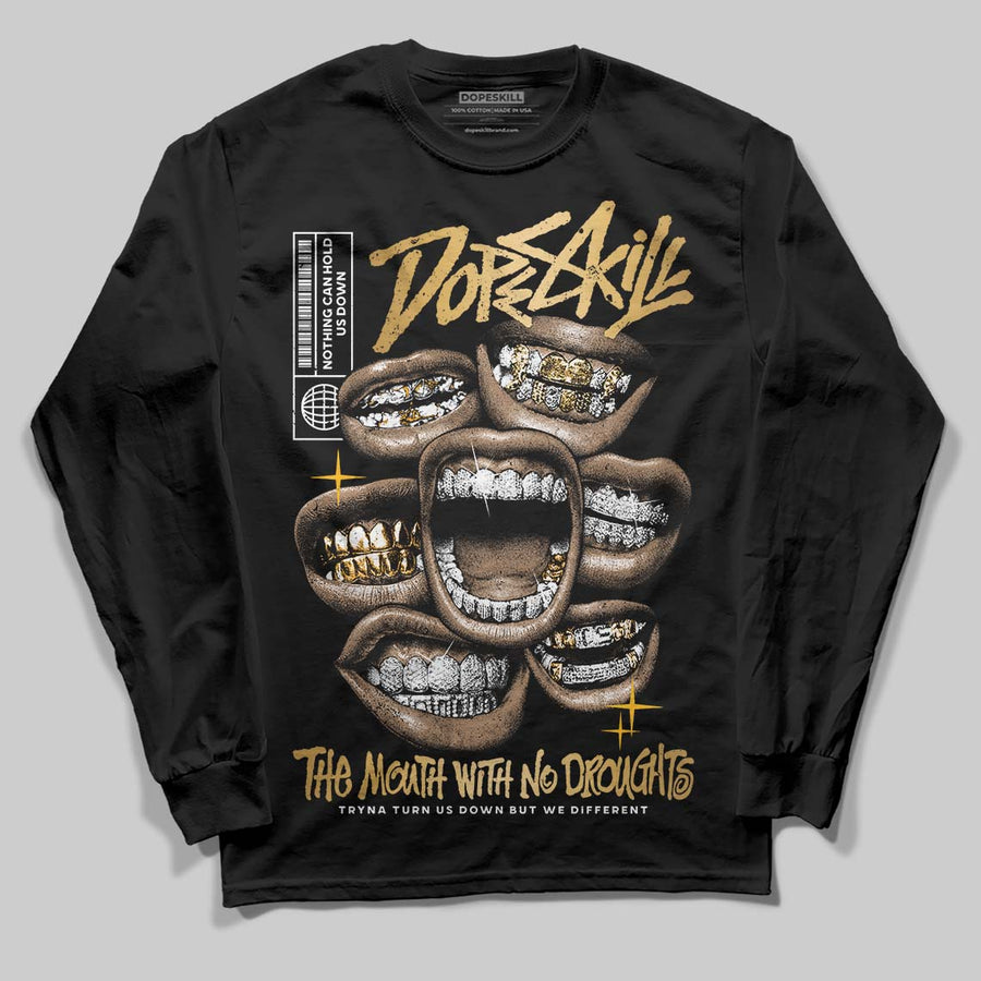 Taxi 12s 2025 DopeSkill Long Sleeve T-Shirt The Mouth With No Droughts Graphic