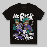 Grape 5s DopeSkill Toddler Kids T-shirt No Risk No Story Graphic