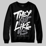 Flint Grey 9s DopeSkill Sweatshirt They Not Like Us Graphic