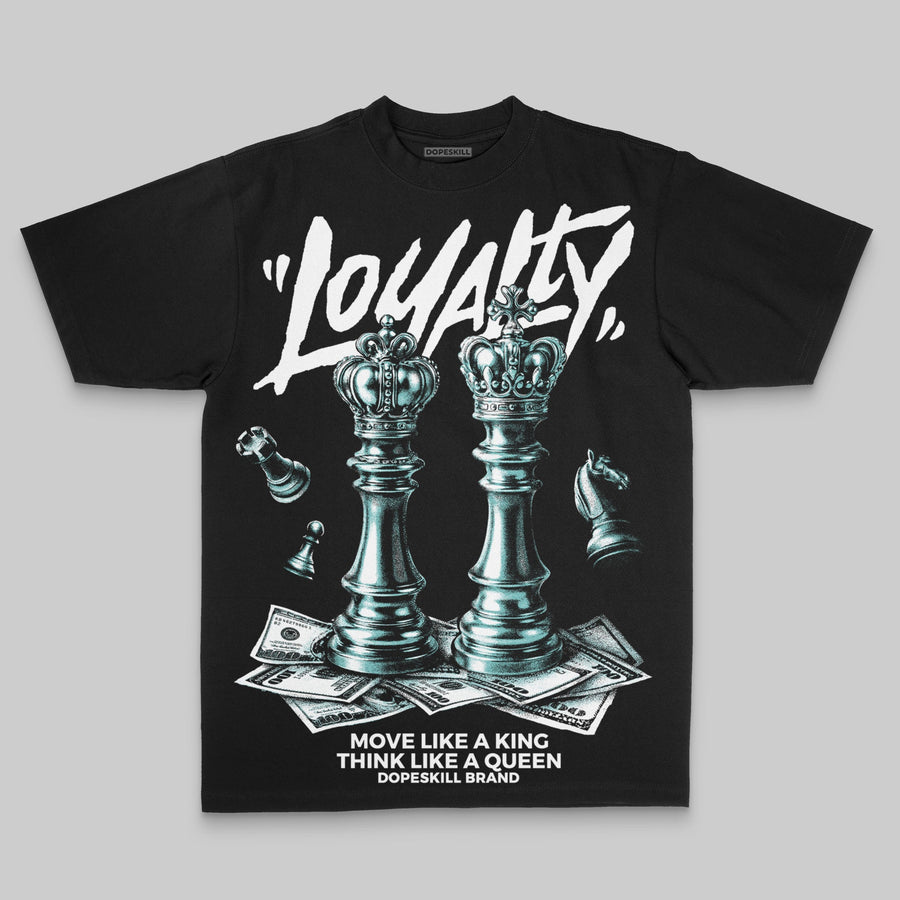 Black/White Oversize Print 'Loyalty' DopeSkill Graphic T-shirt