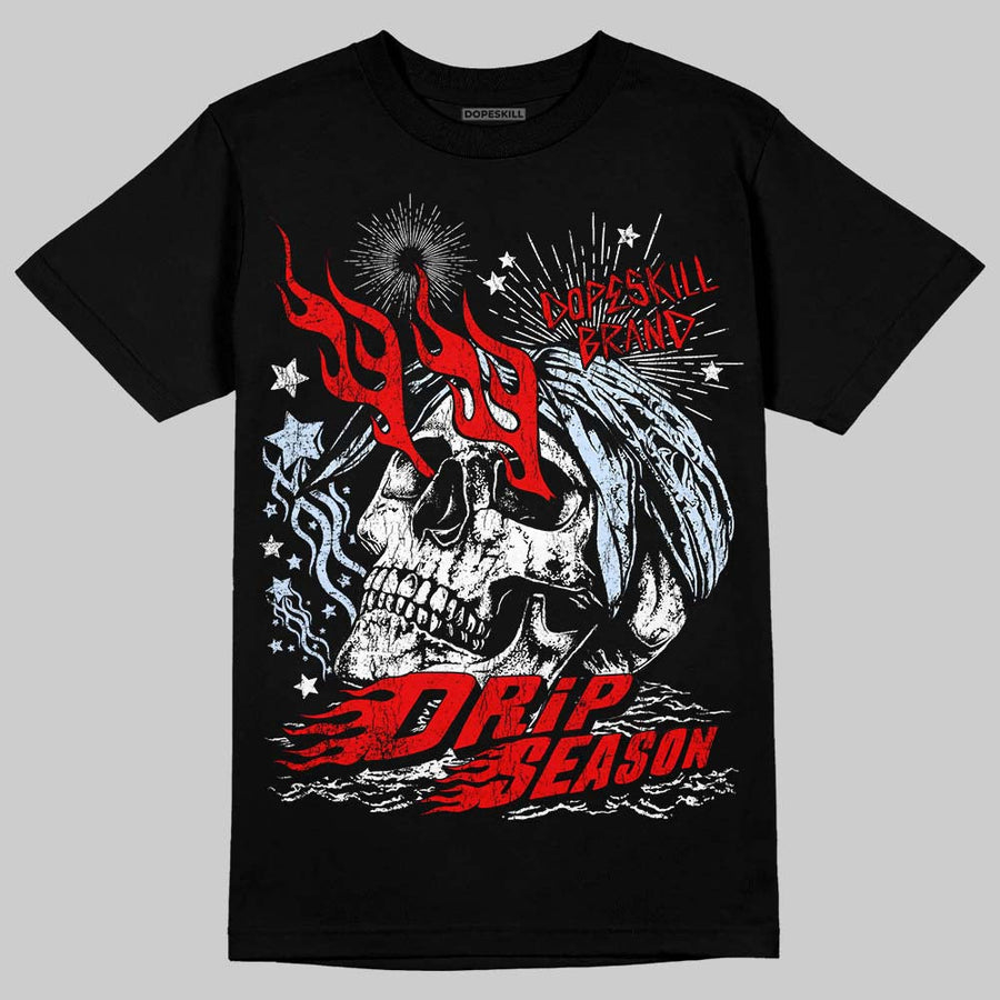 Cherry 11s DopeSkill T-Shirt Drip Season Graphic