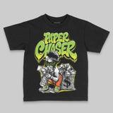 Neon Green 'Paper Chaser Boy' DopeSkill Graphic Toddler Kids T-shirt
