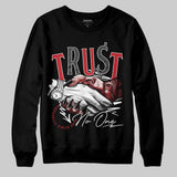 Fire Red “Black Tongue” 5s DopeSkill Sweatshirt Trust No One Graphic