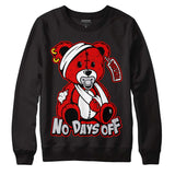 Red Cement 4S DopeSkill Sweatshirt Hurt Bear Graphic