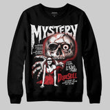 Fire Red “Black Tongue” 5s DopeSkill Sweatshirt Mystery Ghostly Grasp Graphic