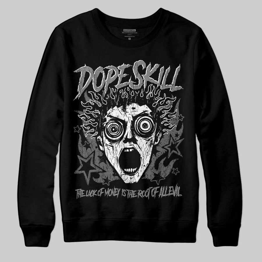 Black Cat 4s DopeSkill Sweatshirt Root of Evil Graphic