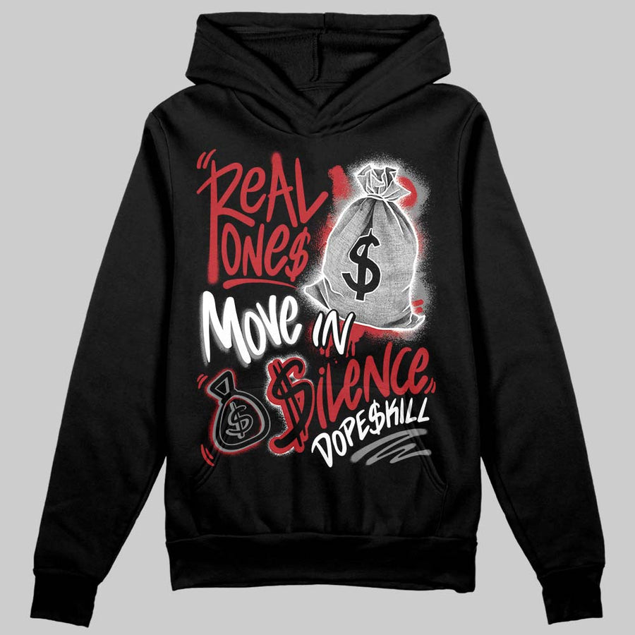 Bugs Bunny 8s DopeSkill Hoodie Sweatshirt Real Ones Move In Silence Graphic