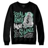 Green Glow 3s DopeSkill Sweatshirt Real Ones Move In Silence Graphic
