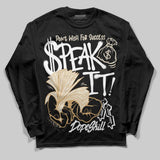 Reverse Metallic 5s DopeSkill Long Sleeve T-Shirt Speak It Graphic
