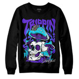 Aqua 6s DopeSkill Sweatshirt Trippin Graphic