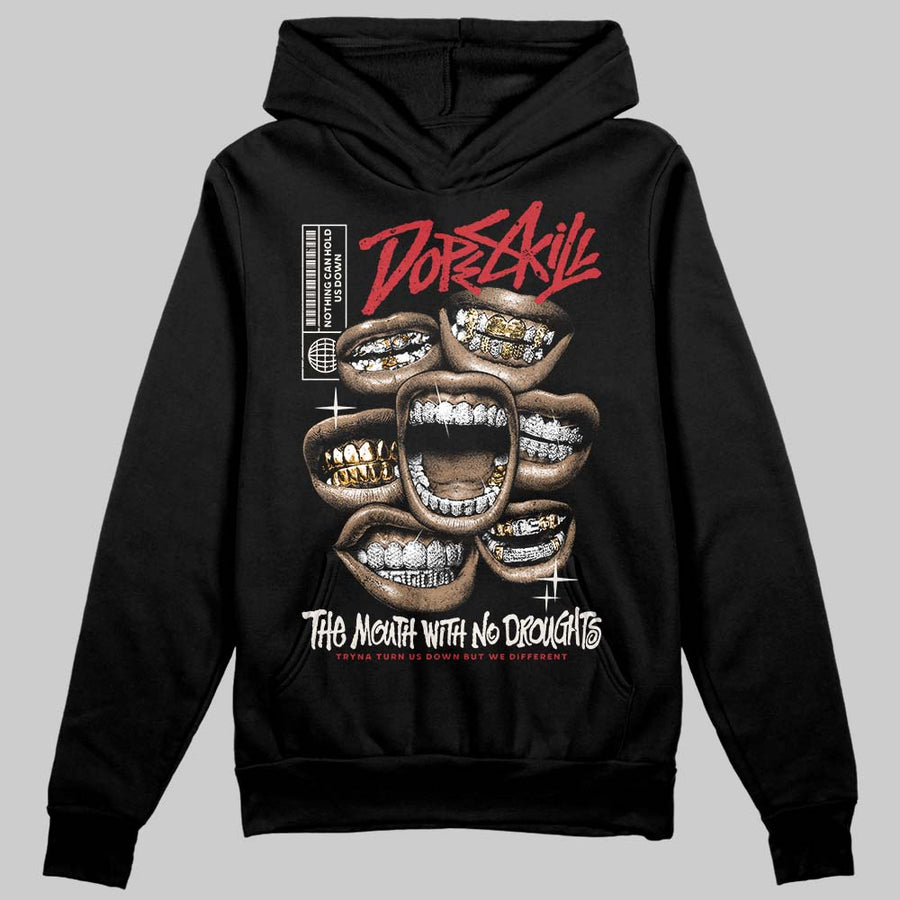 Flight Club 4s DopeSkill Hoodie Sweatshirt The Mouth With No Droughts Graphic